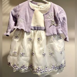 EUC American Princess 12 Month Formal Dress